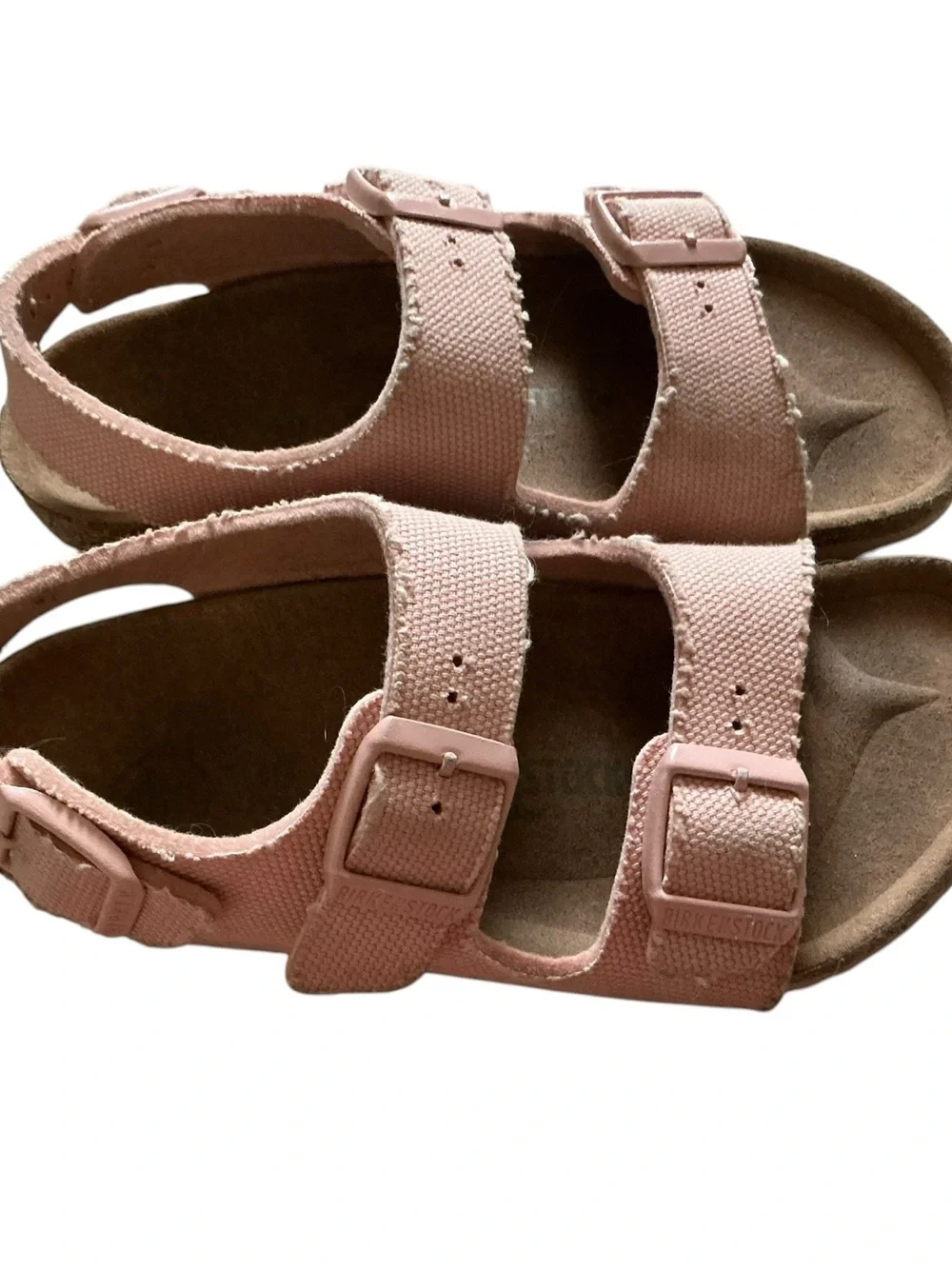 Birkenstock Milano kids girls vegan textile sandals size 30 /12 US
